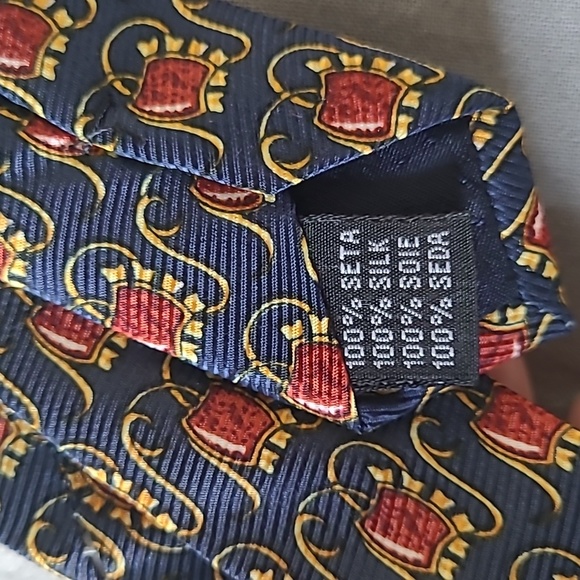 VICTOR LAURENT vintage tie 100% silk - Picture 4 of 5